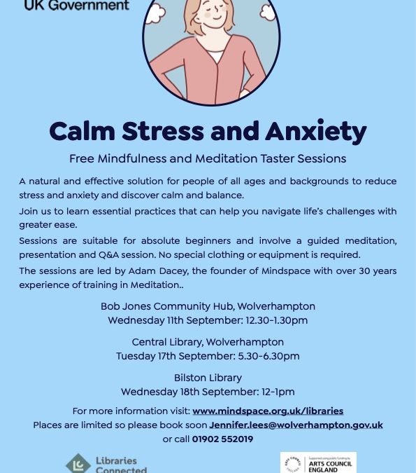Feedback from Meditation sessions in Wolverhampton, September 2024